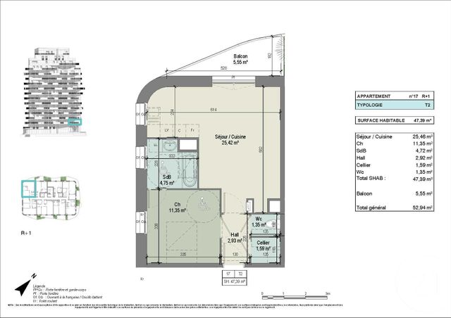 Appartement T2 à vendre - 2 pièces - 47.4 m2 - MARQUETTE LEZ LILLE - 59 - NORD-PAS-DE-CALAIS - Century 21 Apolite Appartement T2 à vendre - 2 pièces - 47.4 m2 - MARQUETTE LEZ LILLE - 59 - NORD-PAS-DE-CALAIS - Century 21 Apolite