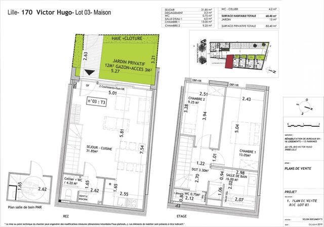 maison à vendre - 3 pièces - 68.3 m2 - LILLE - 59 - NORD-PAS-DE-CALAIS - Century 21 Apolite maison à vendre - 3 pièces - 68.3 m2 - LILLE - 59 - NORD-PAS-DE-CALAIS - Century 21 Apolite