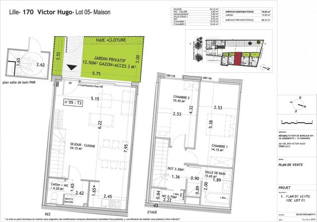 maison à vendre - 3 pièces - 73.25 m2 - LILLE - 59 - NORD-PAS-DE-CALAIS - Century 21 Apolite maison à vendre - 3 pièces - 73.25 m2 - LILLE - 59 - NORD-PAS-DE-CALAIS - Century 21 Apolite