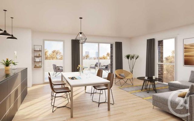 Appartement T3 à vendre - 3 pièces - 63.06 m2 - MONS EN BAROEUL - 59 - NORD-PAS-DE-CALAIS - Century 21 Apolite